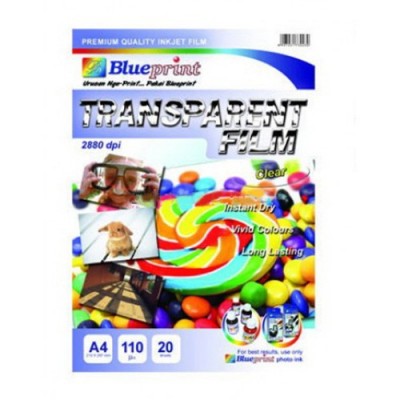 BLUEPRINT OHP Transparent Film Clear A4 110um